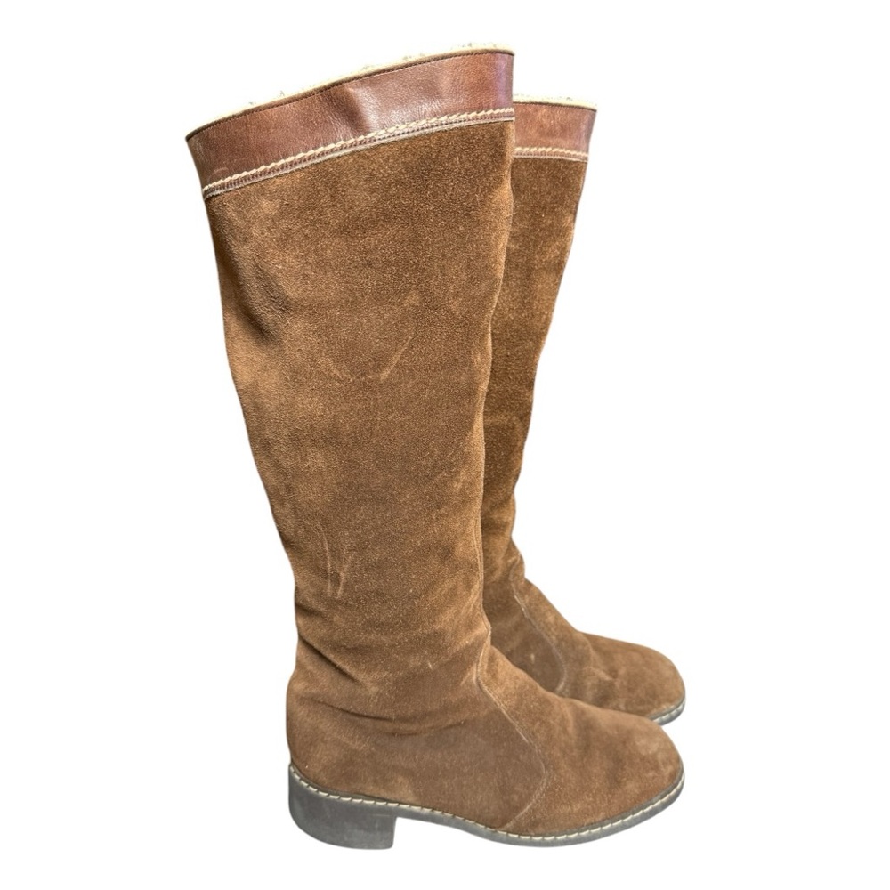 Vtg Snowmaids Shearling Boot